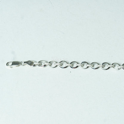 P925 SILVER LOOP SEQUENCE KIDS BRACELET