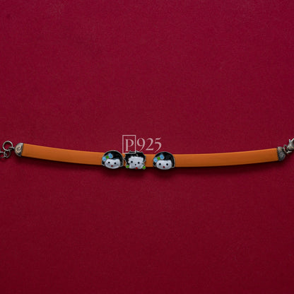 P925 SILVER PRINCESS THEMED KIDS BELT