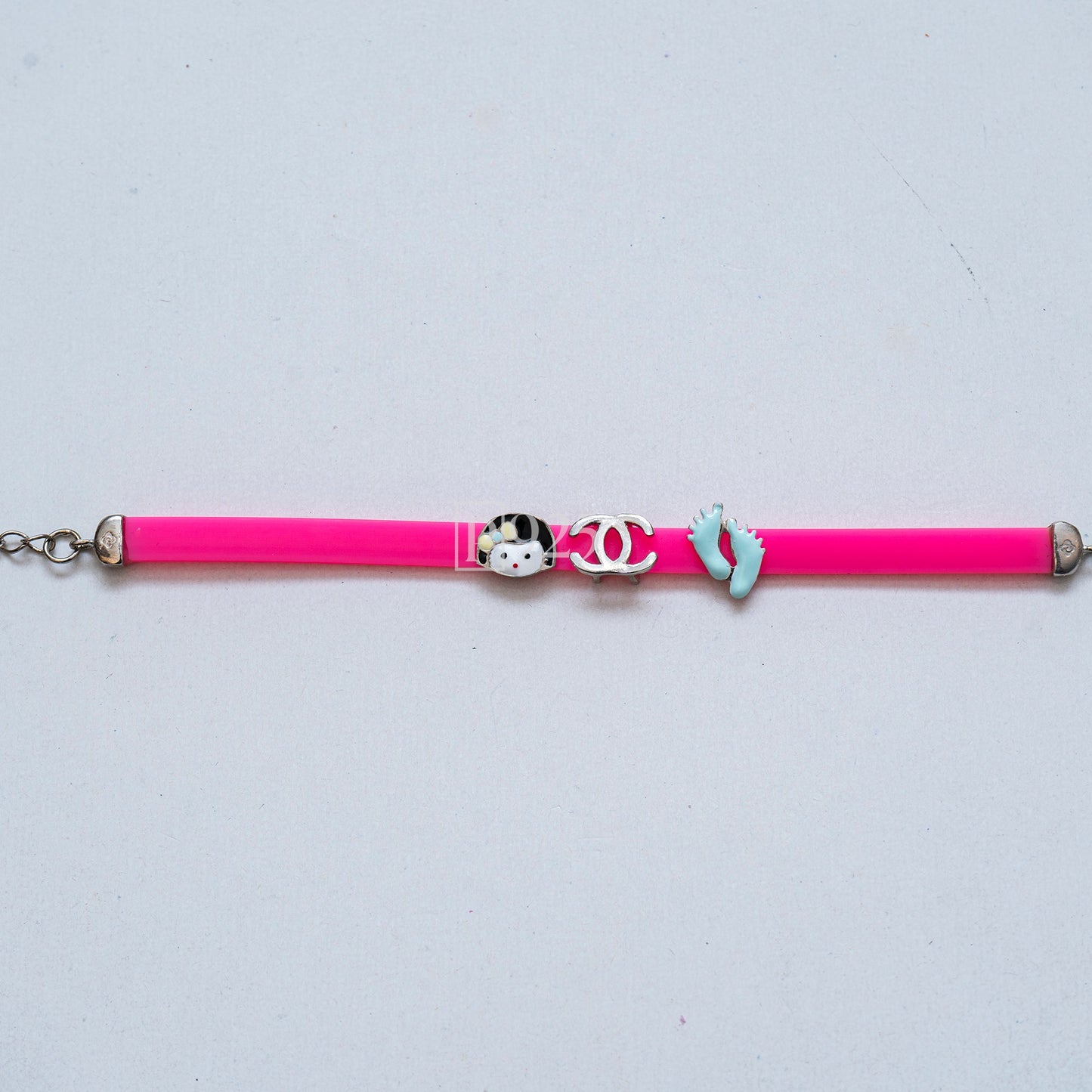 P925 SILVER BABY GIRL THEMED KIDS BELT