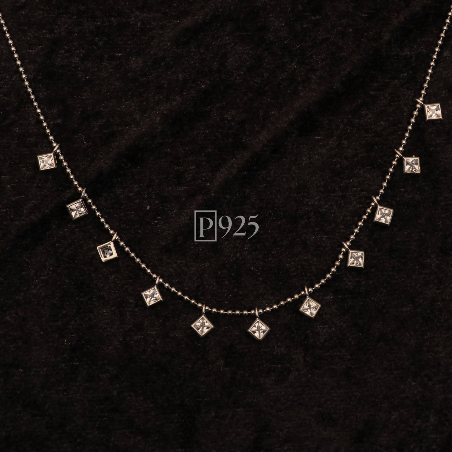 P925 endless beauty silver neckpeice