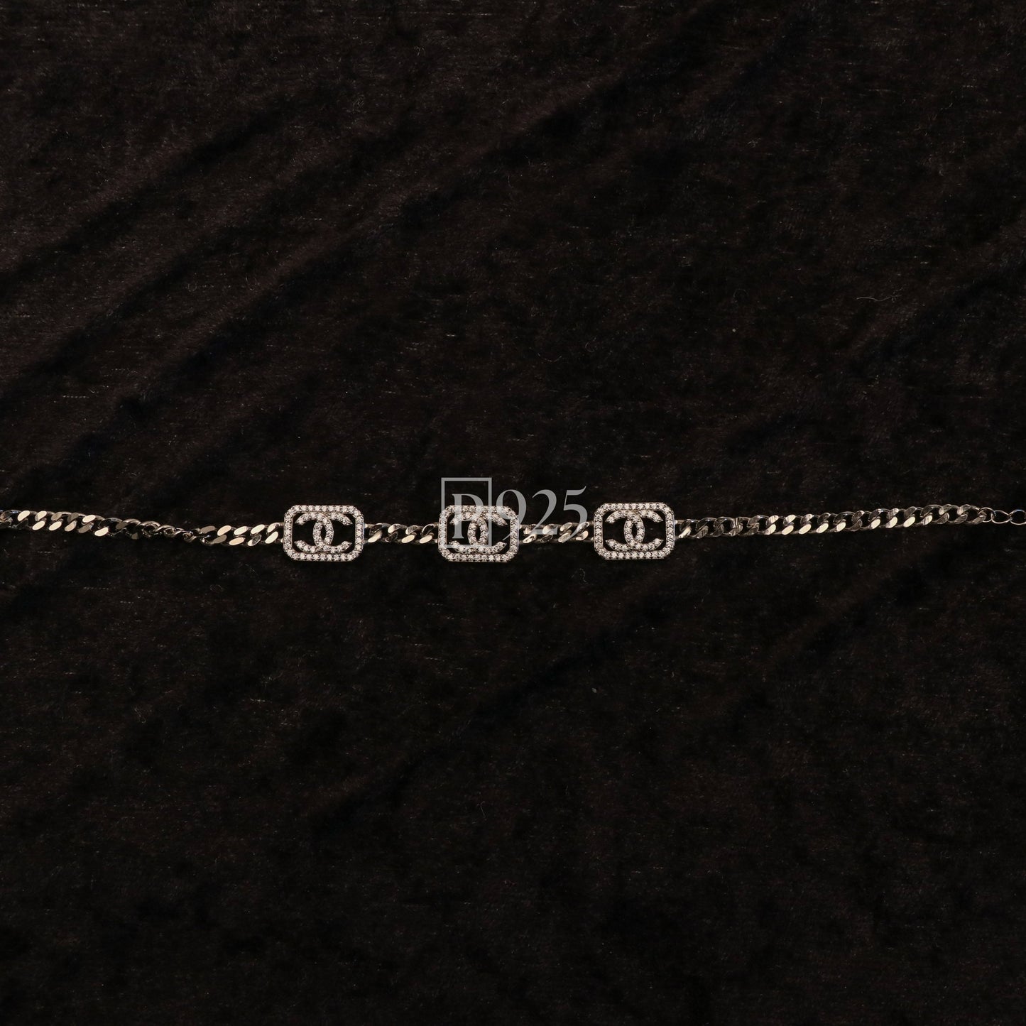 P925 Silver Gucci Structure Bracelet