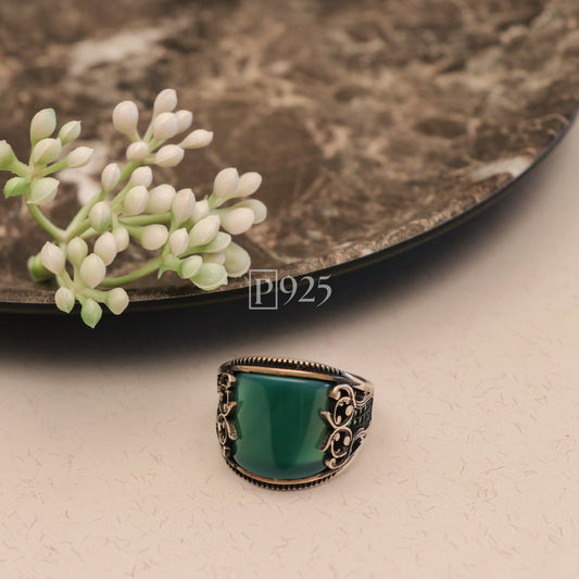 P925 Eternal Teal Silver Ring