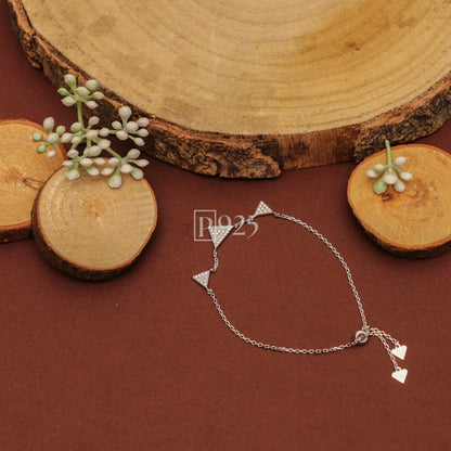 P925 Triangular Design Delicate Fashion Bracelet