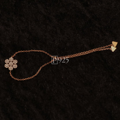 P925 Rosegold Flora Fashion Bracelet